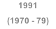 1991 (1970 - 79)