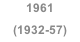 1961 (1932-57)