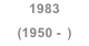 1983 (1950 -  )